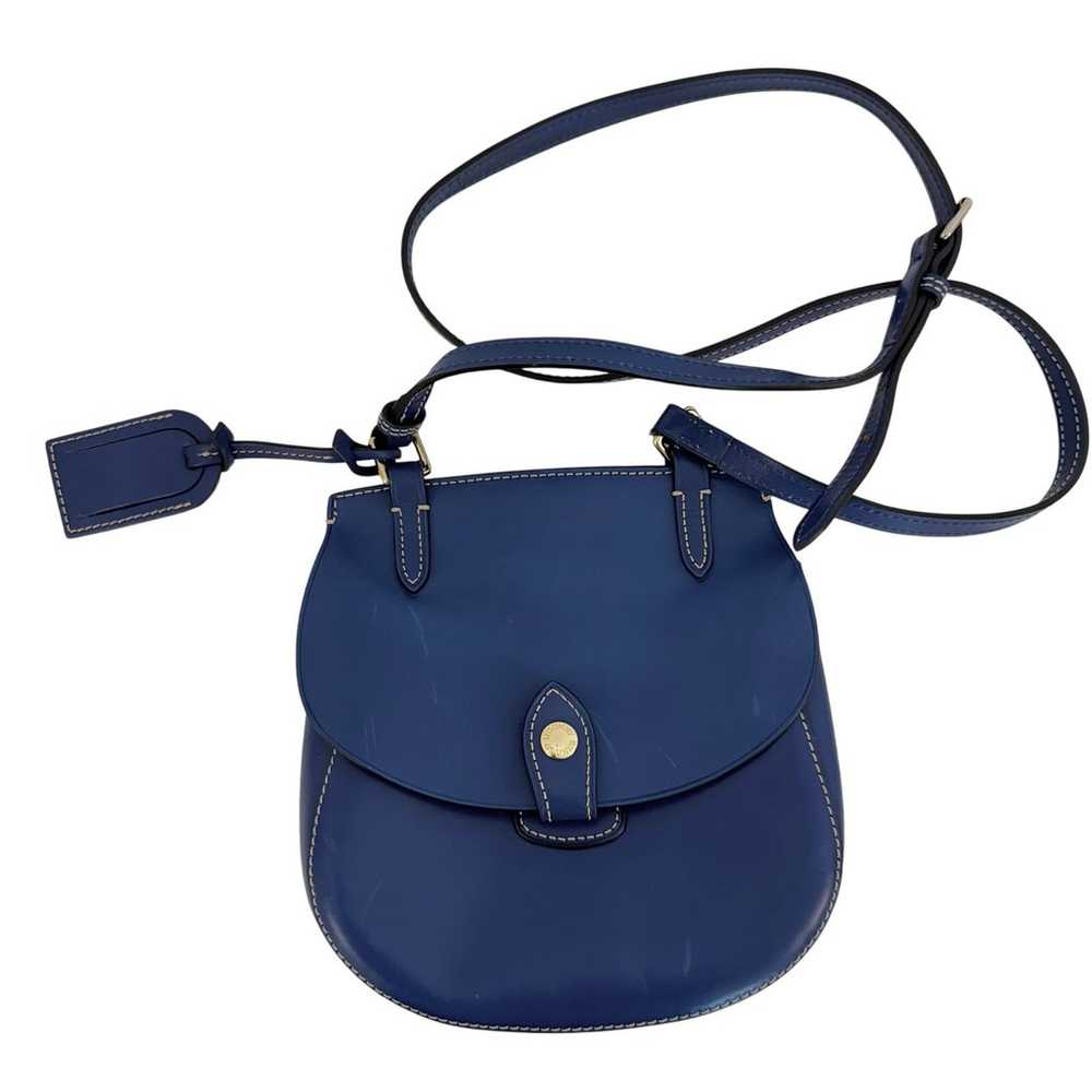 Dooney and Bourke Happy Bag Leather Crossbody Sad… - image 1