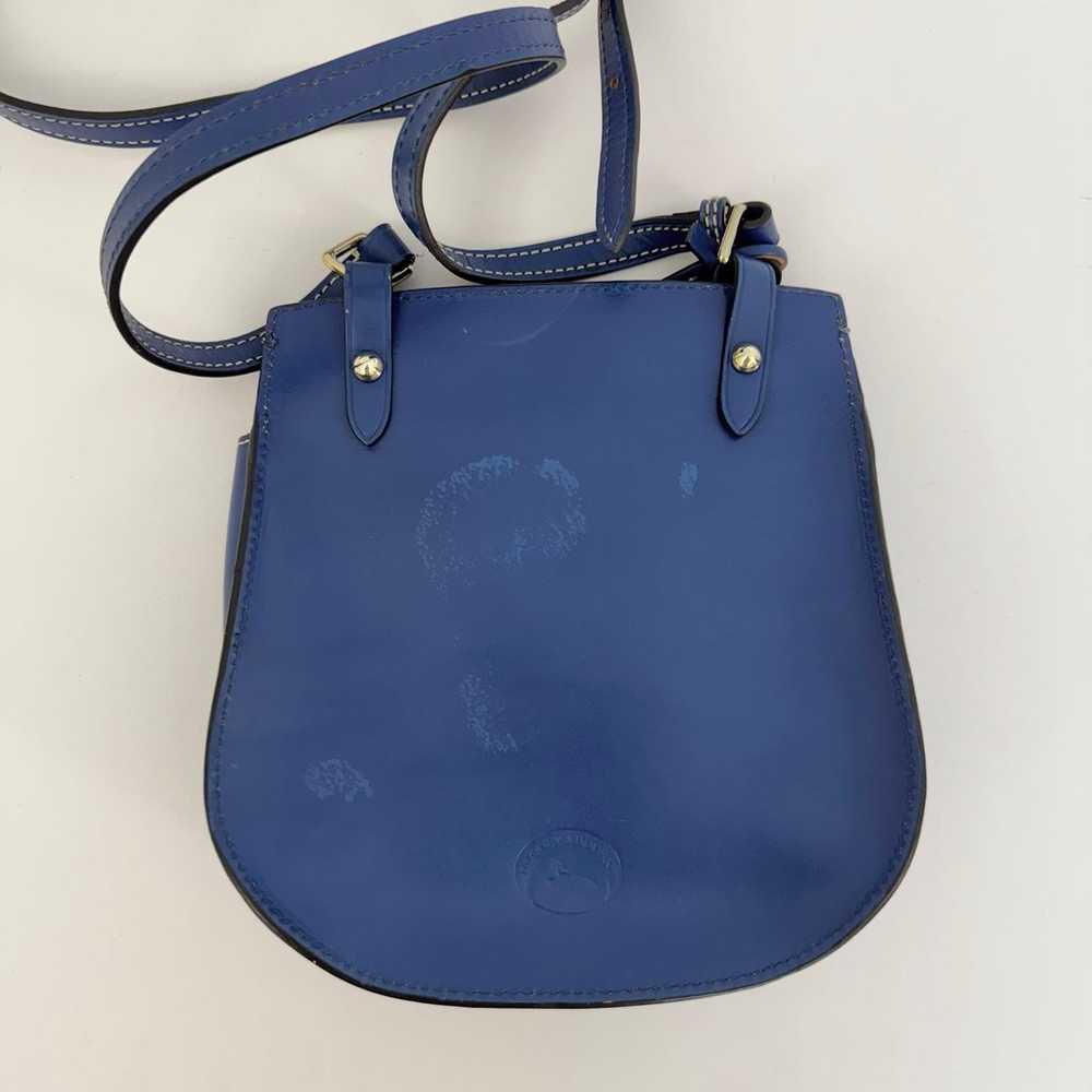 Dooney and Bourke Happy Bag Leather Crossbody Sad… - image 5