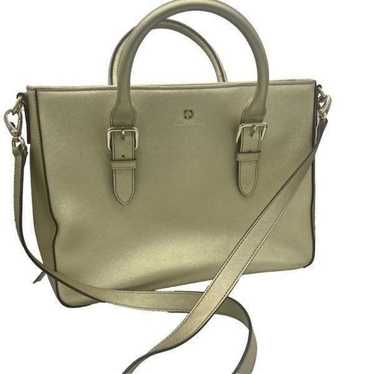 KATE SPADE Cove Street Airel Tote Gold Saffiano Le