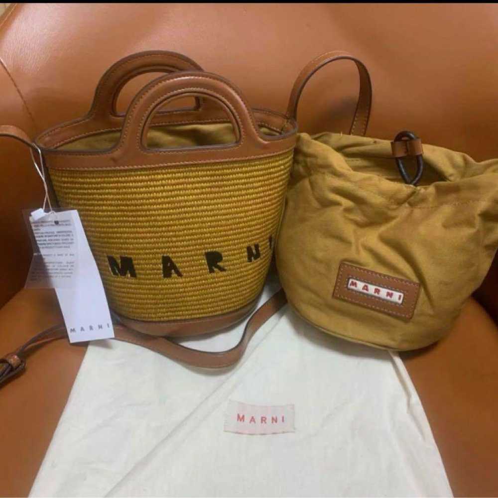 Pristine condition MARNI straw shoulder bag set - image 1