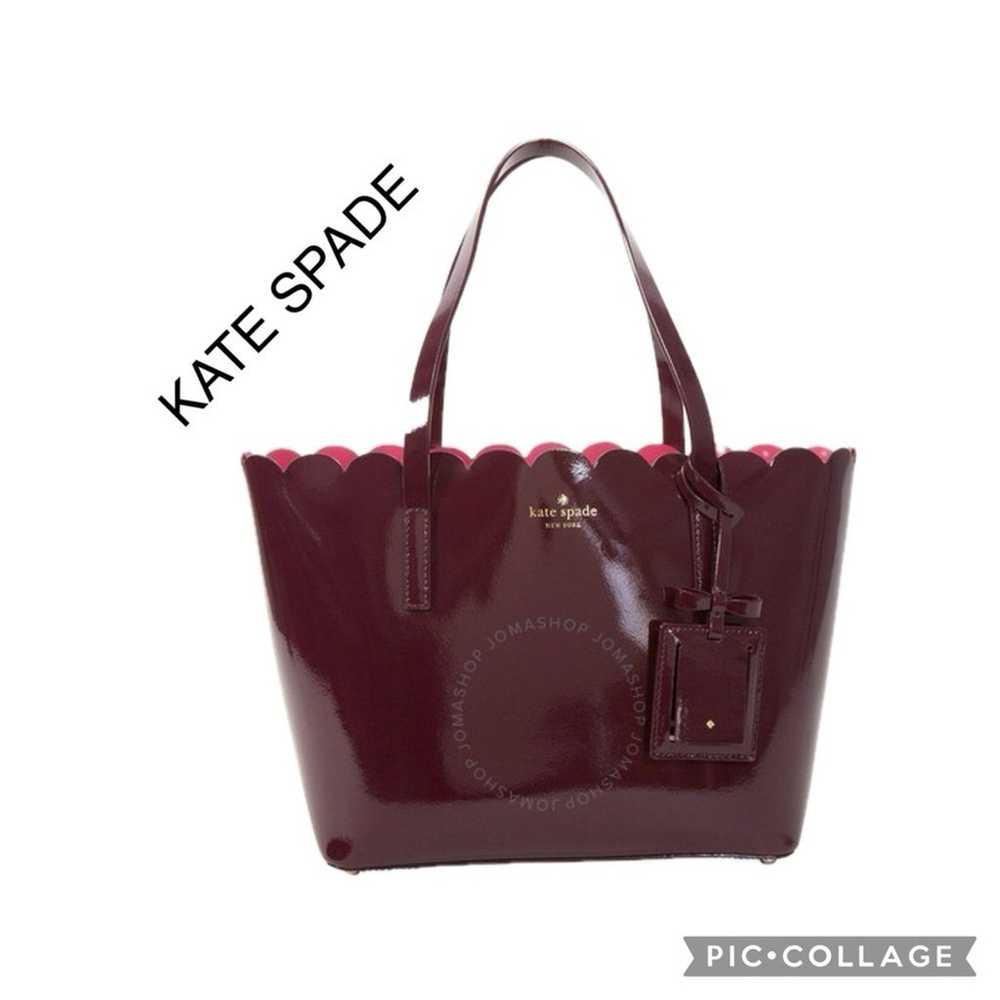 KATE SPADE. bag ,totes large patent leather - Mah… - image 1