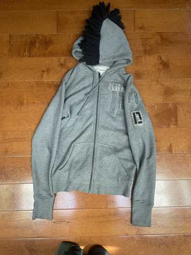 Diesel Dread mohawk zip up hoodie - image 1