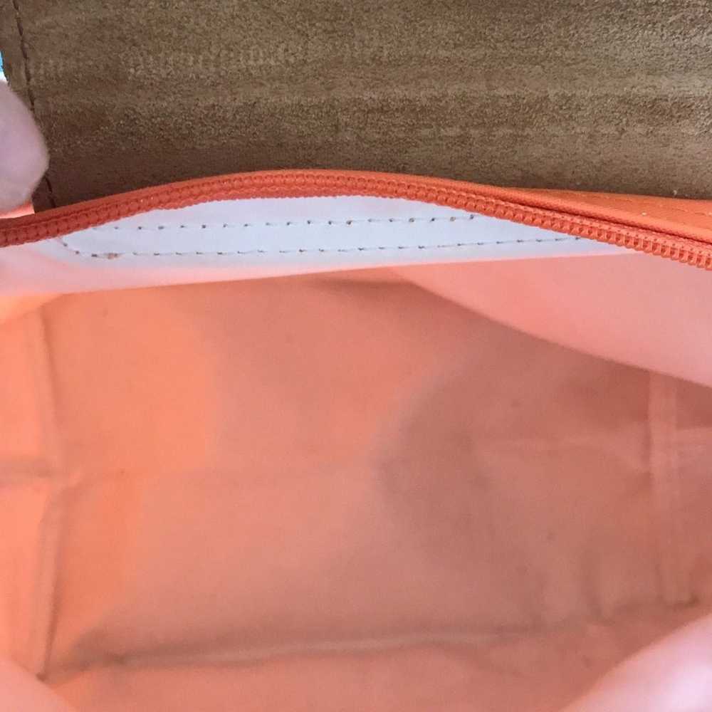 Longchamp le pliage orange medium long handle tote - image 11