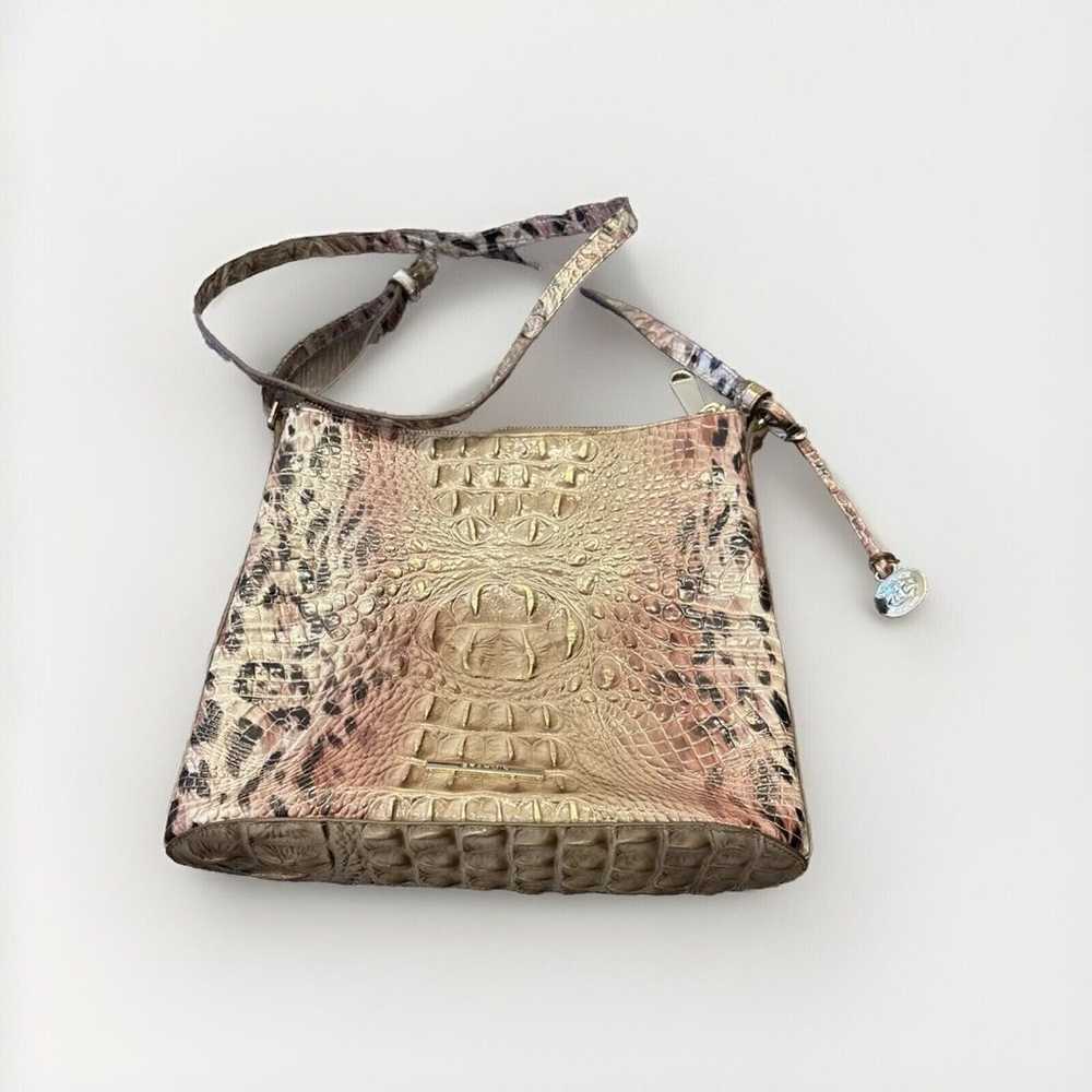 Brahmin Katie Crossbody Prowl Ombre Leather Croc … - image 2