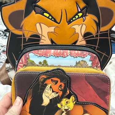 Lion king scar backpack with wallet