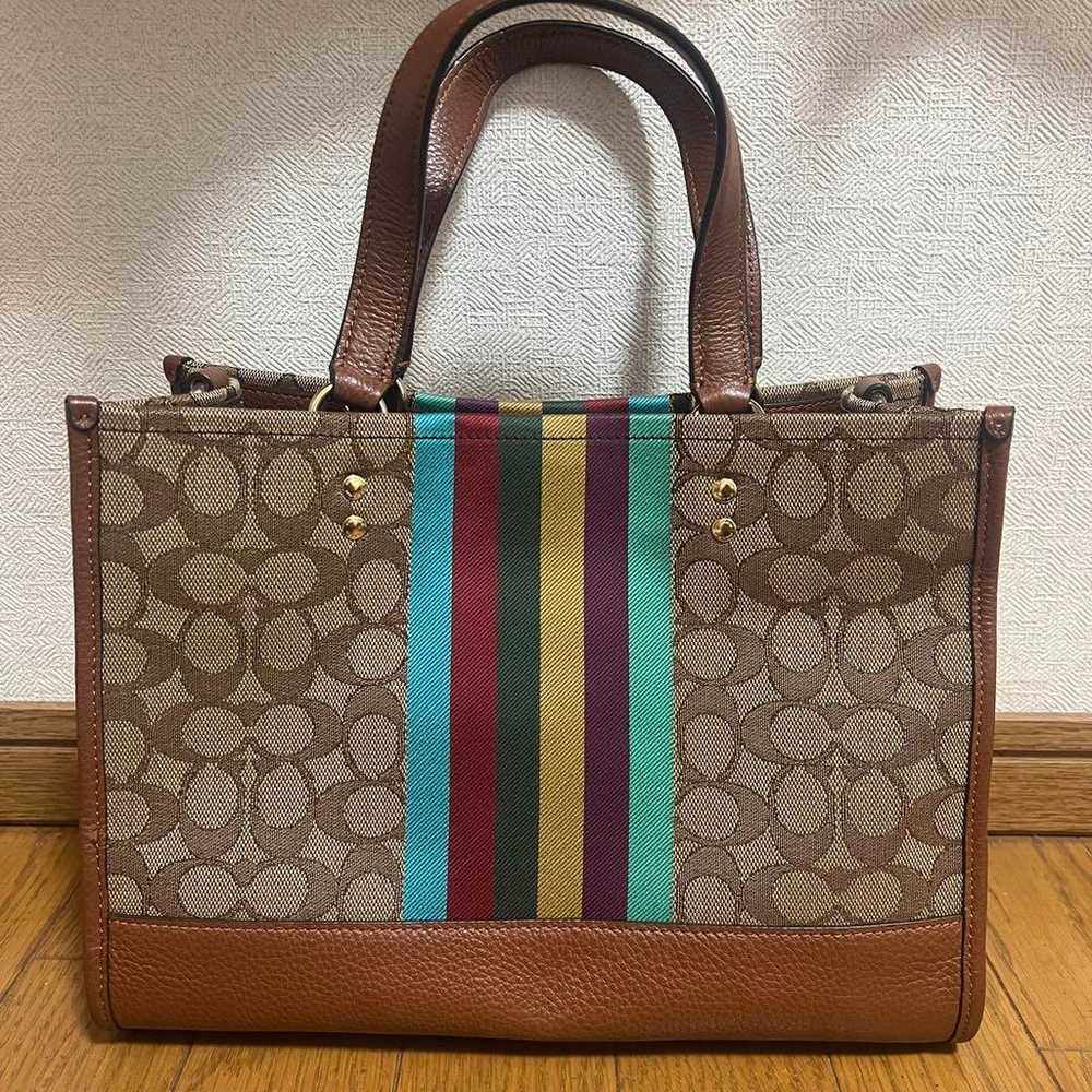 COACH C5794 Dempsey Carryall 2Way Tote - image 2