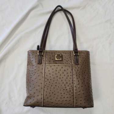 Dooney and Bourke Lexington ostrich tote