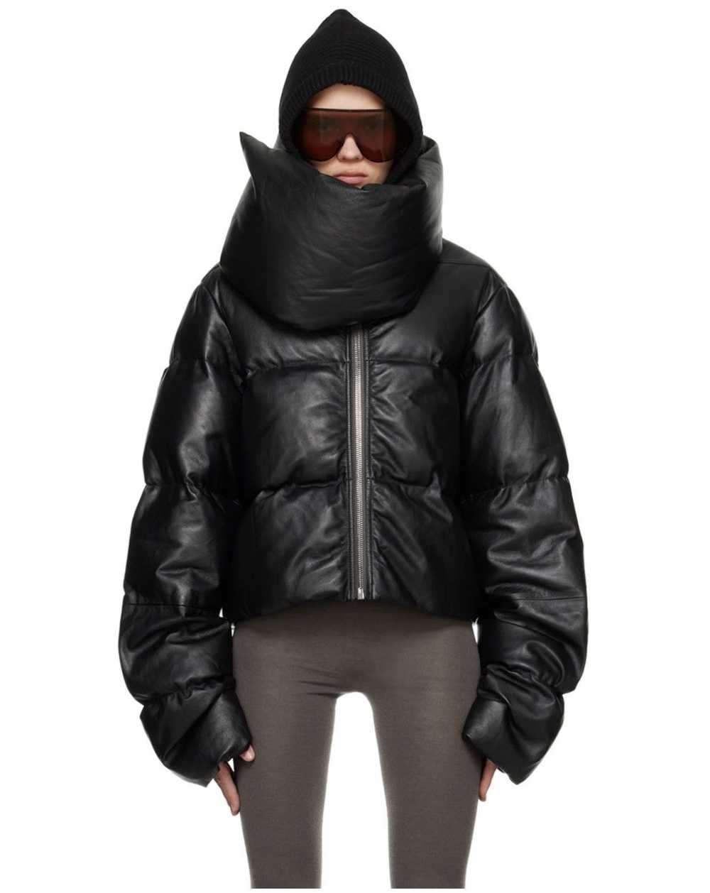 Rick Owens Rick Owens Funnel Neck Down lambskin L… - image 3