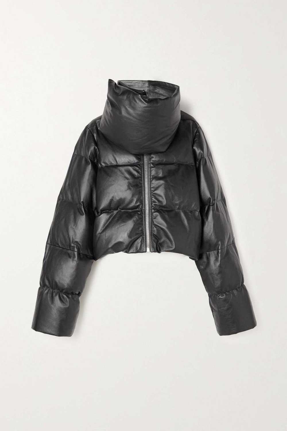 Rick Owens Rick Owens Funnel Neck Down lambskin L… - image 4