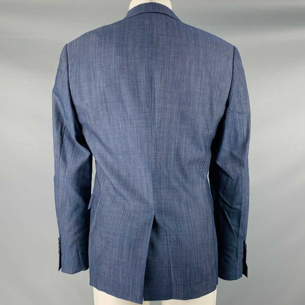 John Varvatos JOHN VARVATOS Blue Grey Virgin Wool… - image 3