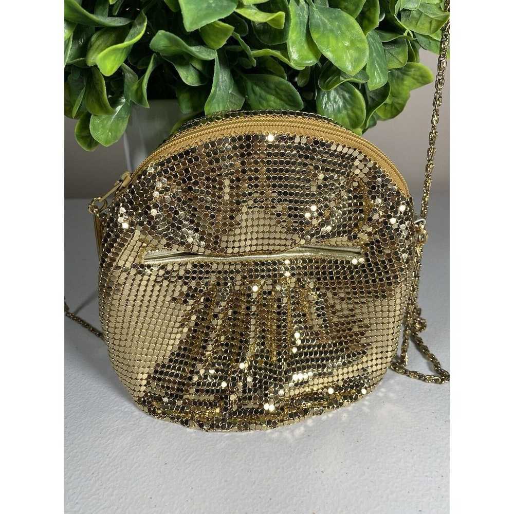 Paola Del Lungo Purse Small Shiny Metallic Gold M… - image 3