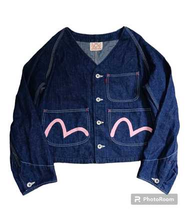 Evisu × Vintage EVIS DAICOCK DENIM CARDIGAN JACKET - image 1