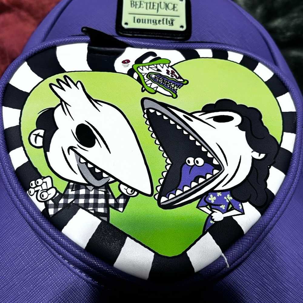 Adam & Barbara Beetlejuice Loungefly Backpack - image 2