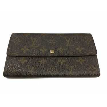 [Japan Used Wallet]  Louis Vuitton Long Wallet Mon