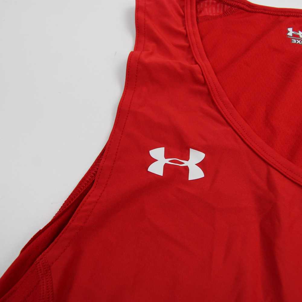 Under Armour Sleeveless Shirt Men's Red Used - image 2