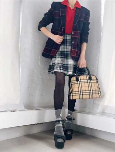 wool Pendleton plaid blazer