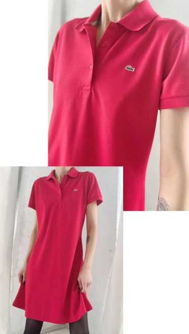 Lacoste made in France pique cotton polo dress