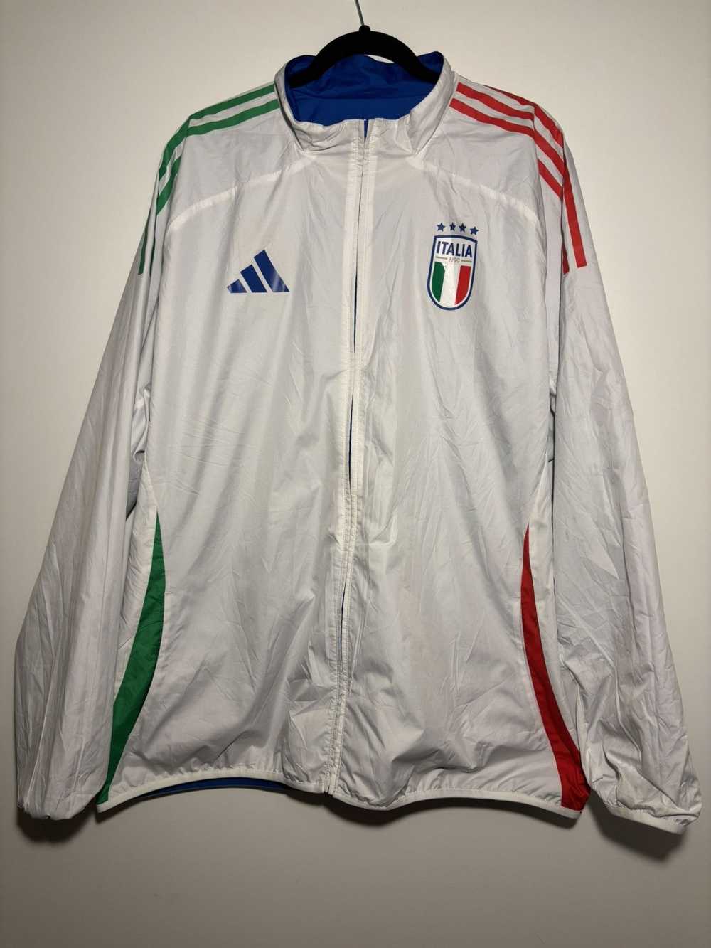 Adidas Italia Football Reversible Track Jacket - image 2