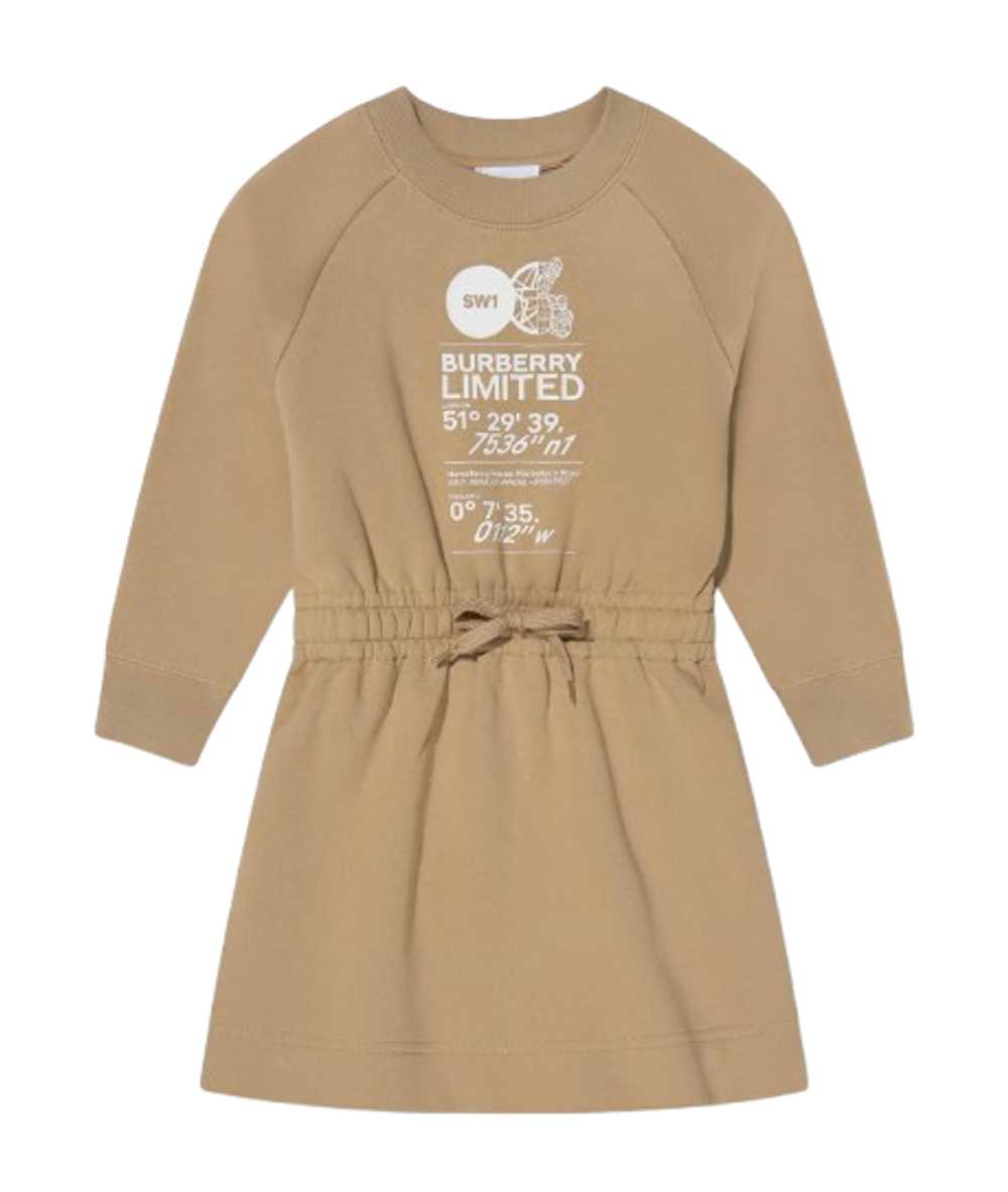 Product Details Burberry Kids Tan Logo Sweatshirt… - image 1