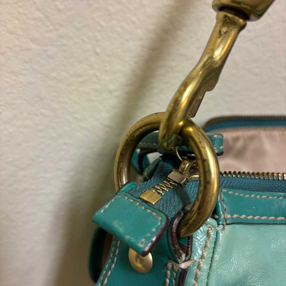 Vintage COACH Mandy 100% Leather Satchel Shoulder… - image 3