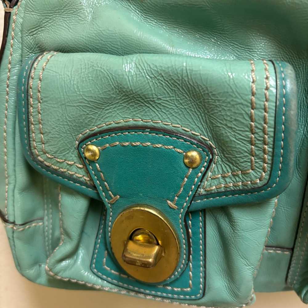 Vintage COACH Mandy 100% Leather Satchel Shoulder… - image 5