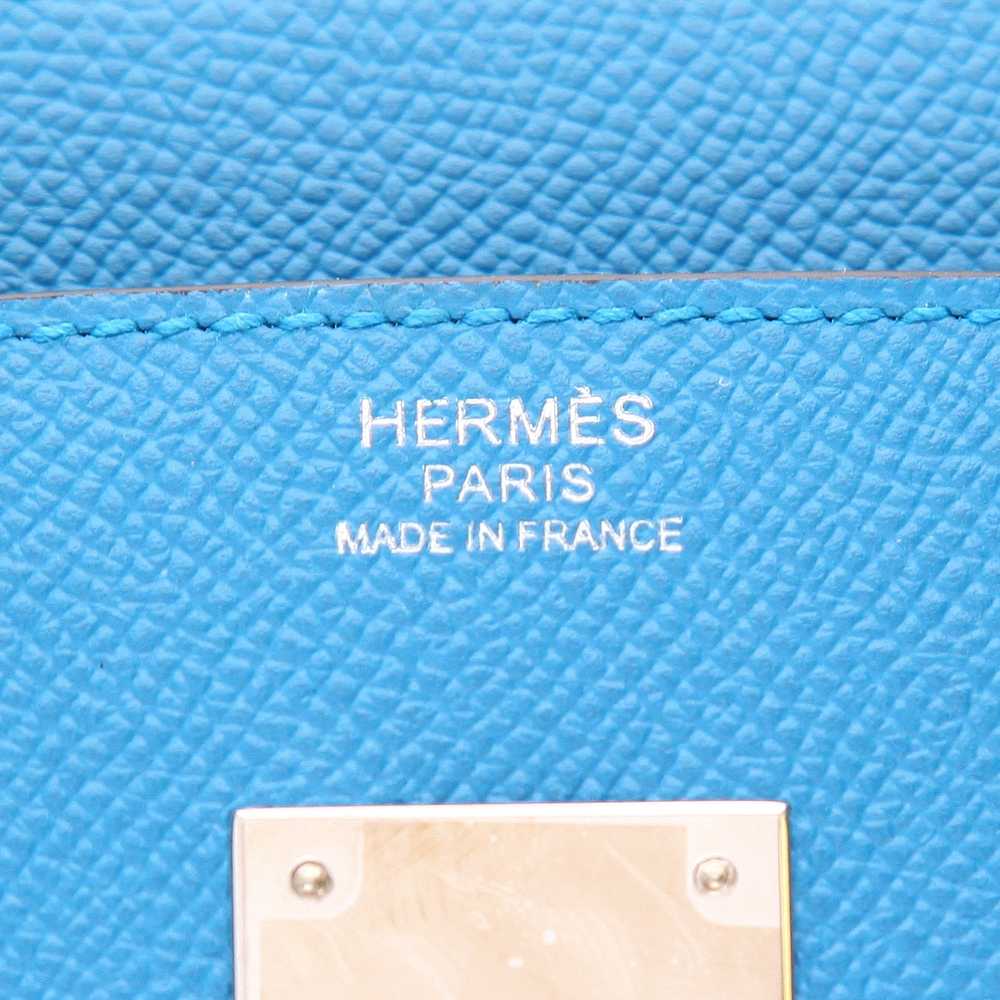 Hermès Birkin 30 cm handbag in Zanzibar Blue epso… - image 3