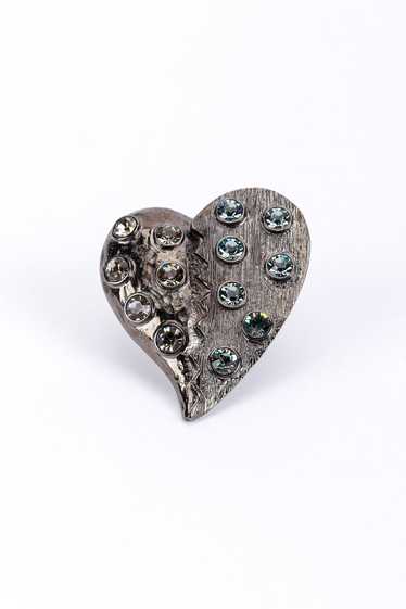 HOBE Jeweled Broken Heart Ring