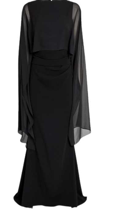 Managed by hewi Talbot Runhof Black Caped Gown