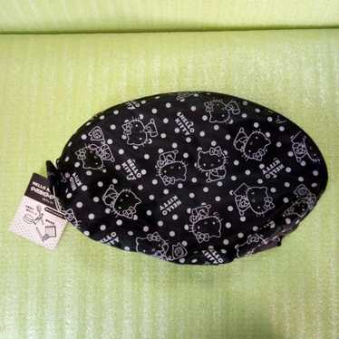 Hello Kitty Nylon Pouch Sanrio Black