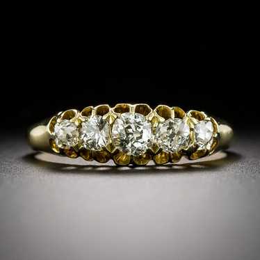 English Victorian Five-Stone Diamond Ring