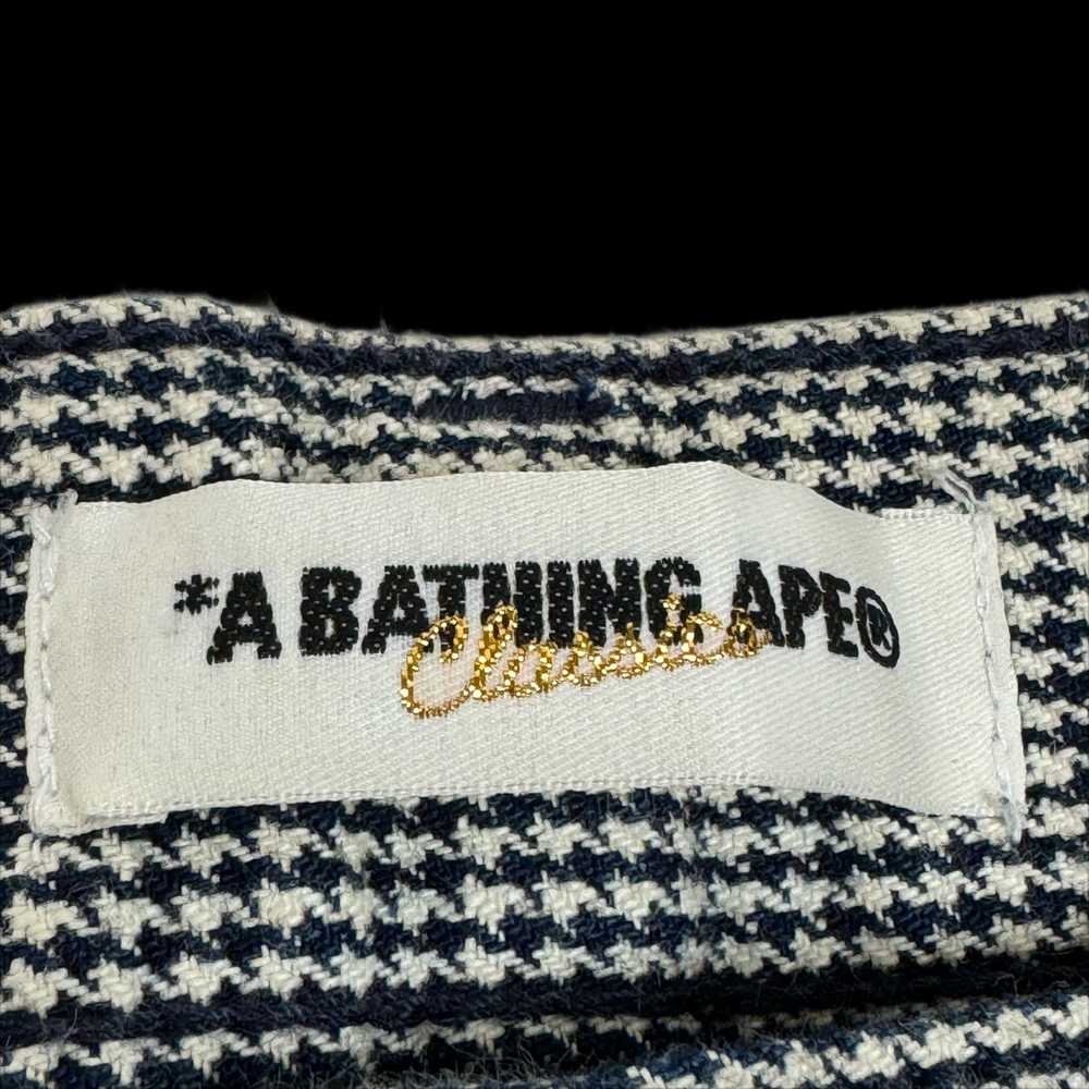 Bape 2000s bape houndstooth pants sta logo nigo r… - image 3