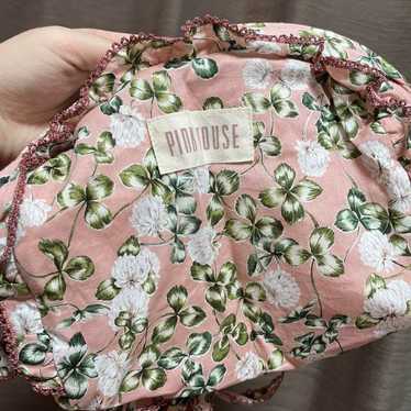 Pink House White Clover Pouch - Pink Clover