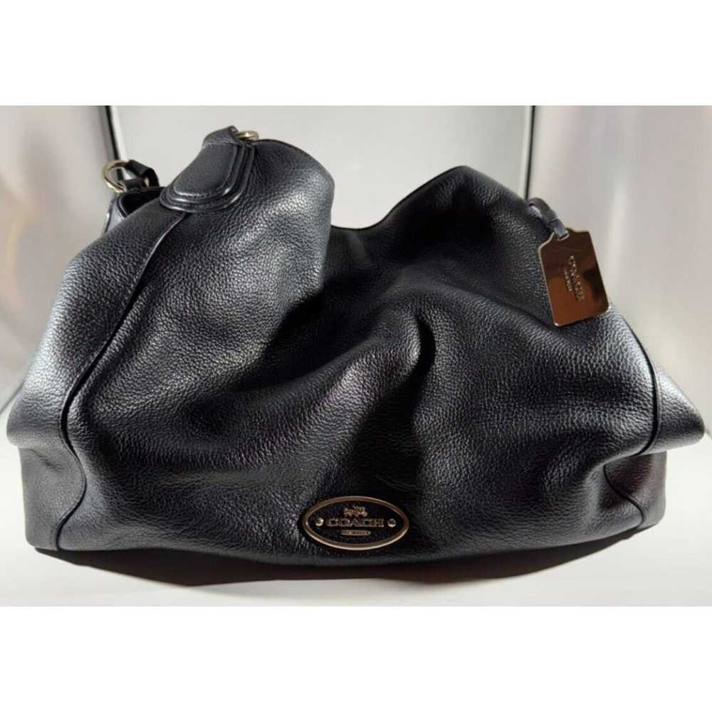 COACH MADISON PHOEBE Pebbled Leather Hobo Satchel… - image 1