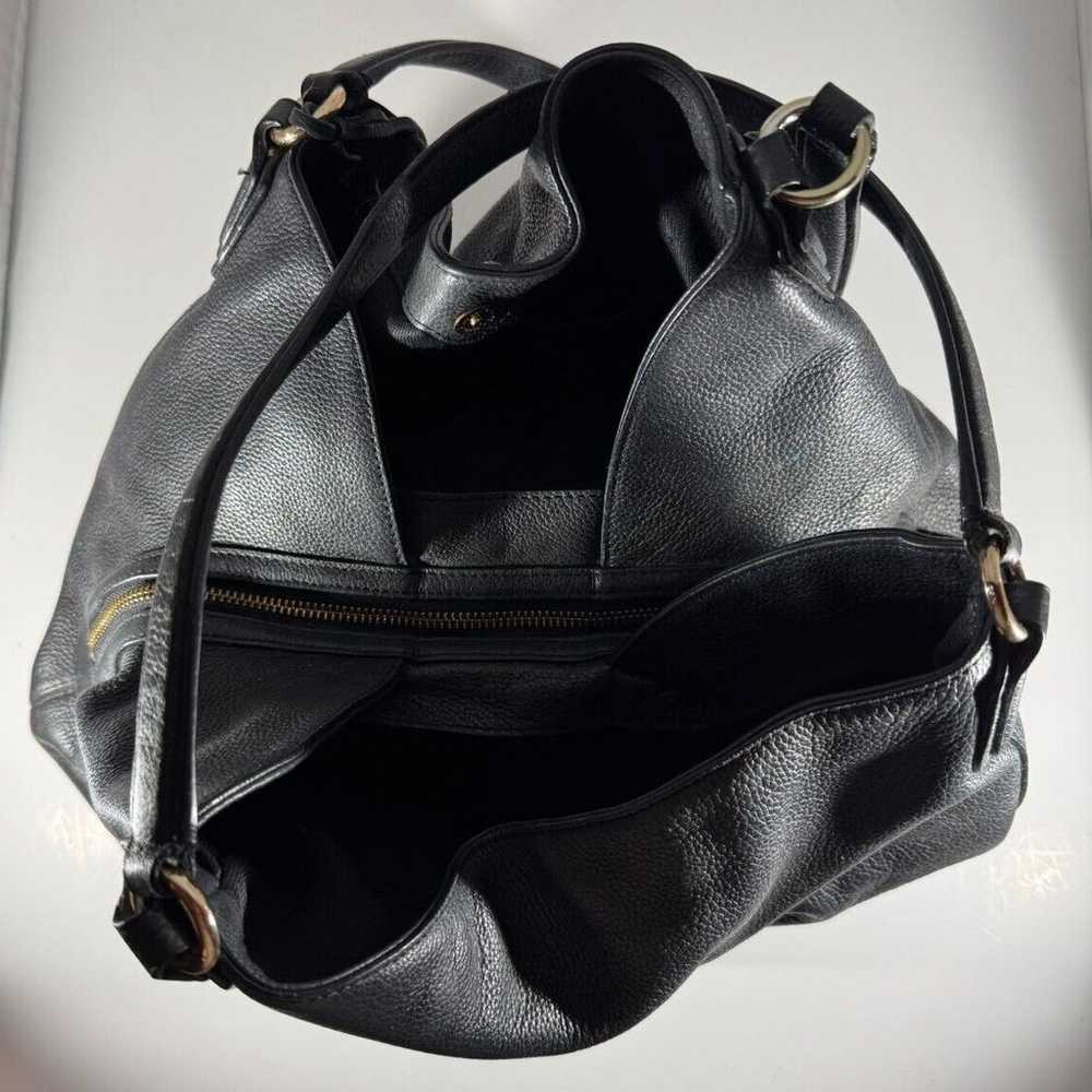 COACH MADISON PHOEBE Pebbled Leather Hobo Satchel… - image 4