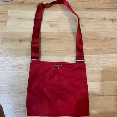 PRADA Red Shoulder Bag