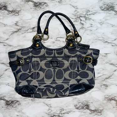 COACH | Purse Shoulder Bag Logo Print | Black | Me