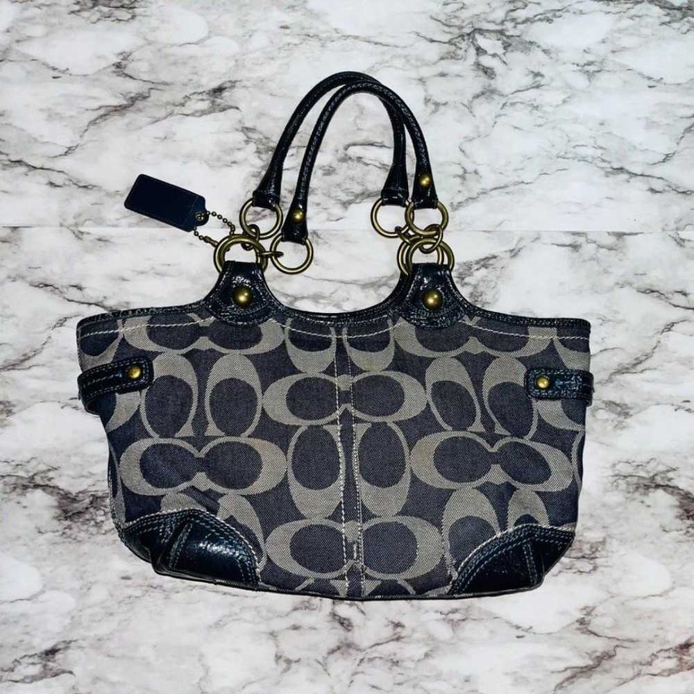 COACH | Purse Shoulder Bag Logo Print | Black | M… - image 4