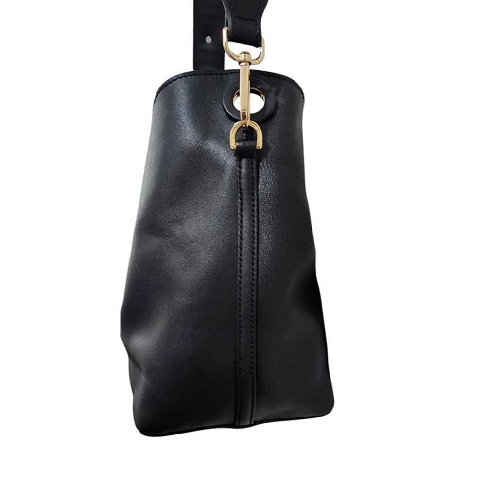 Elleme Paris Small Boomerang Leather Black should… - image 8