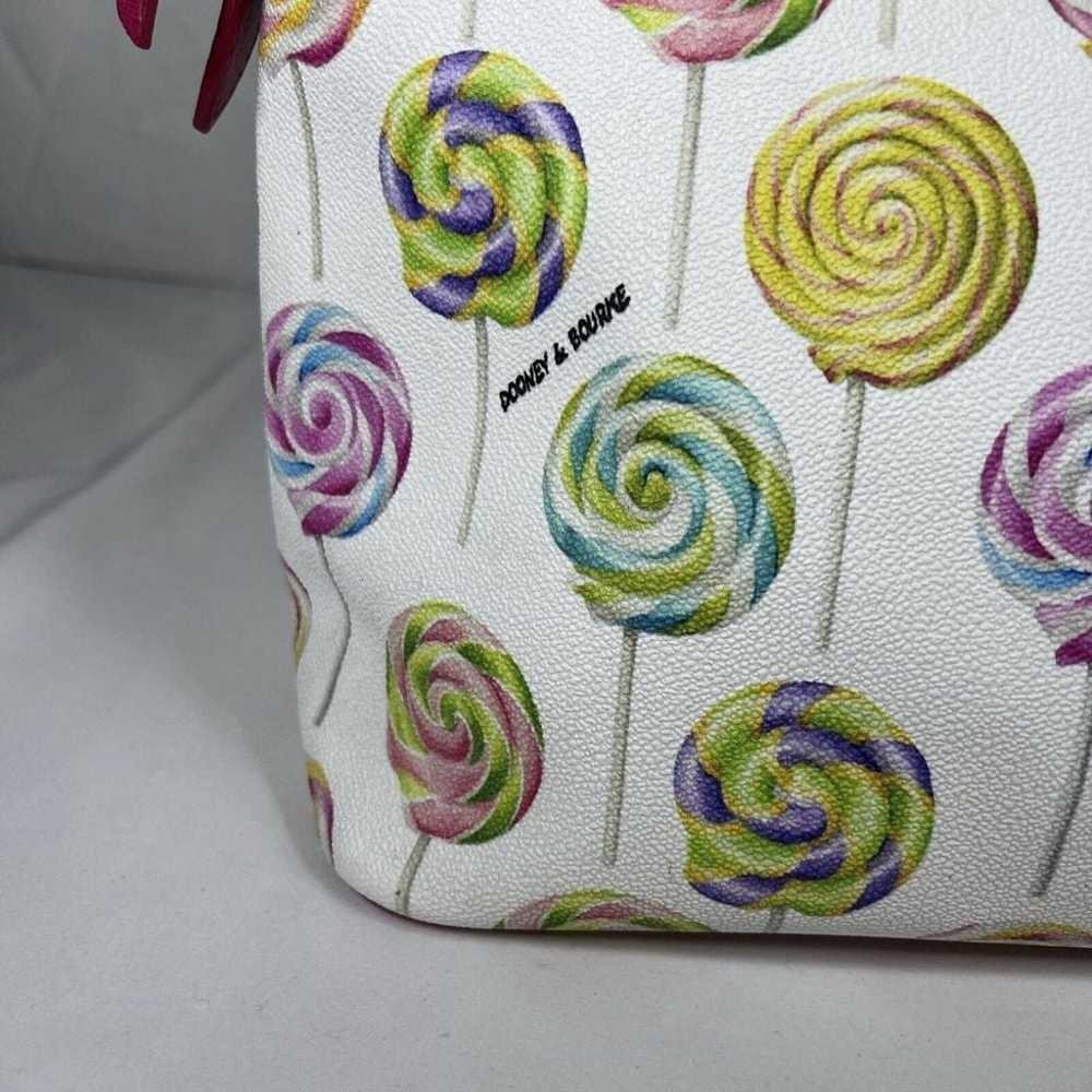 Dooney & Bourke White Lollipop Pattern Satchel Pu… - image 4