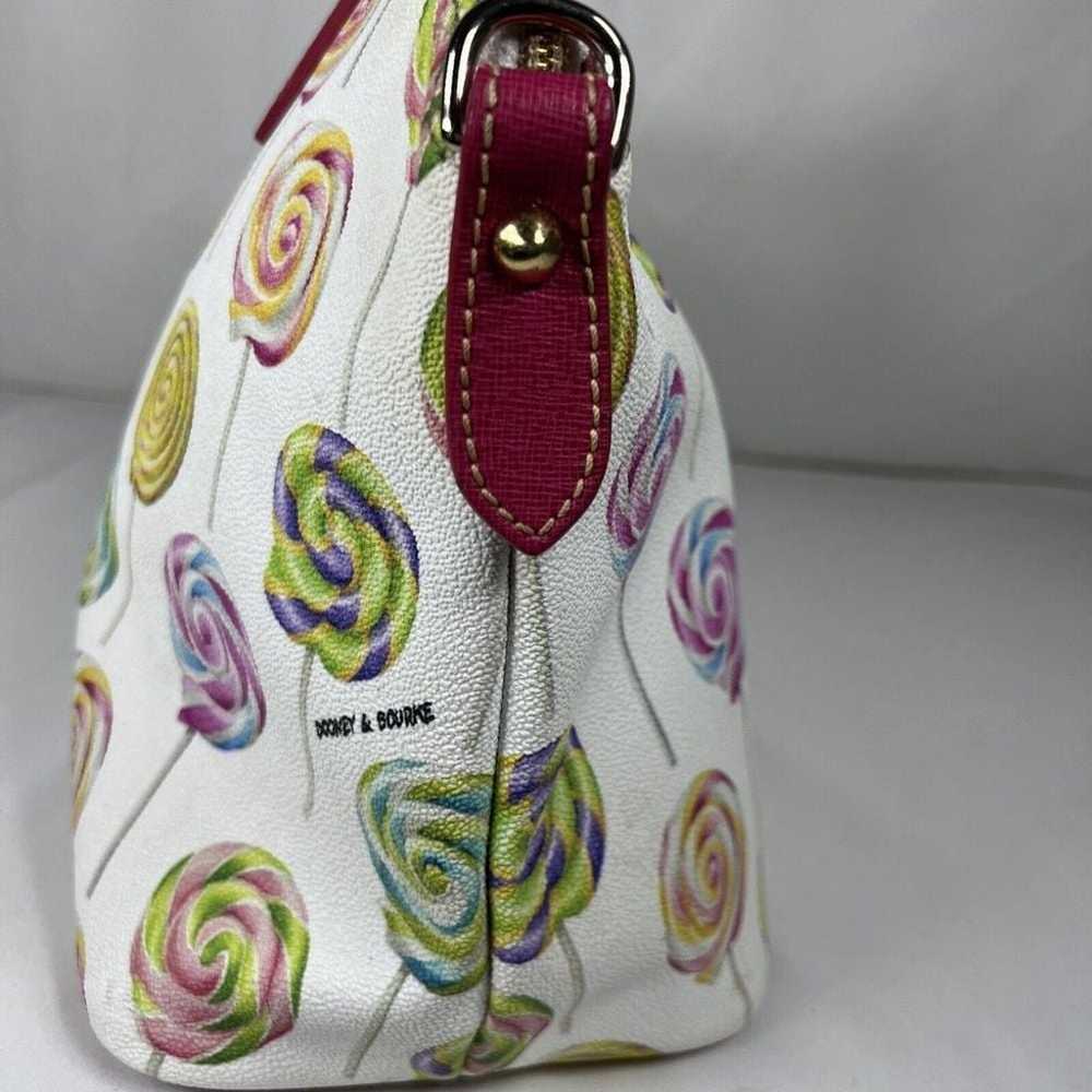 Dooney & Bourke White Lollipop Pattern Satchel Pu… - image 8