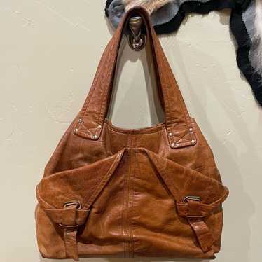 Kooba Drew Leather Geometric Handbag