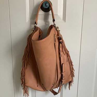 Rebecca Minkoff Fringe Moto Hobo NWOT