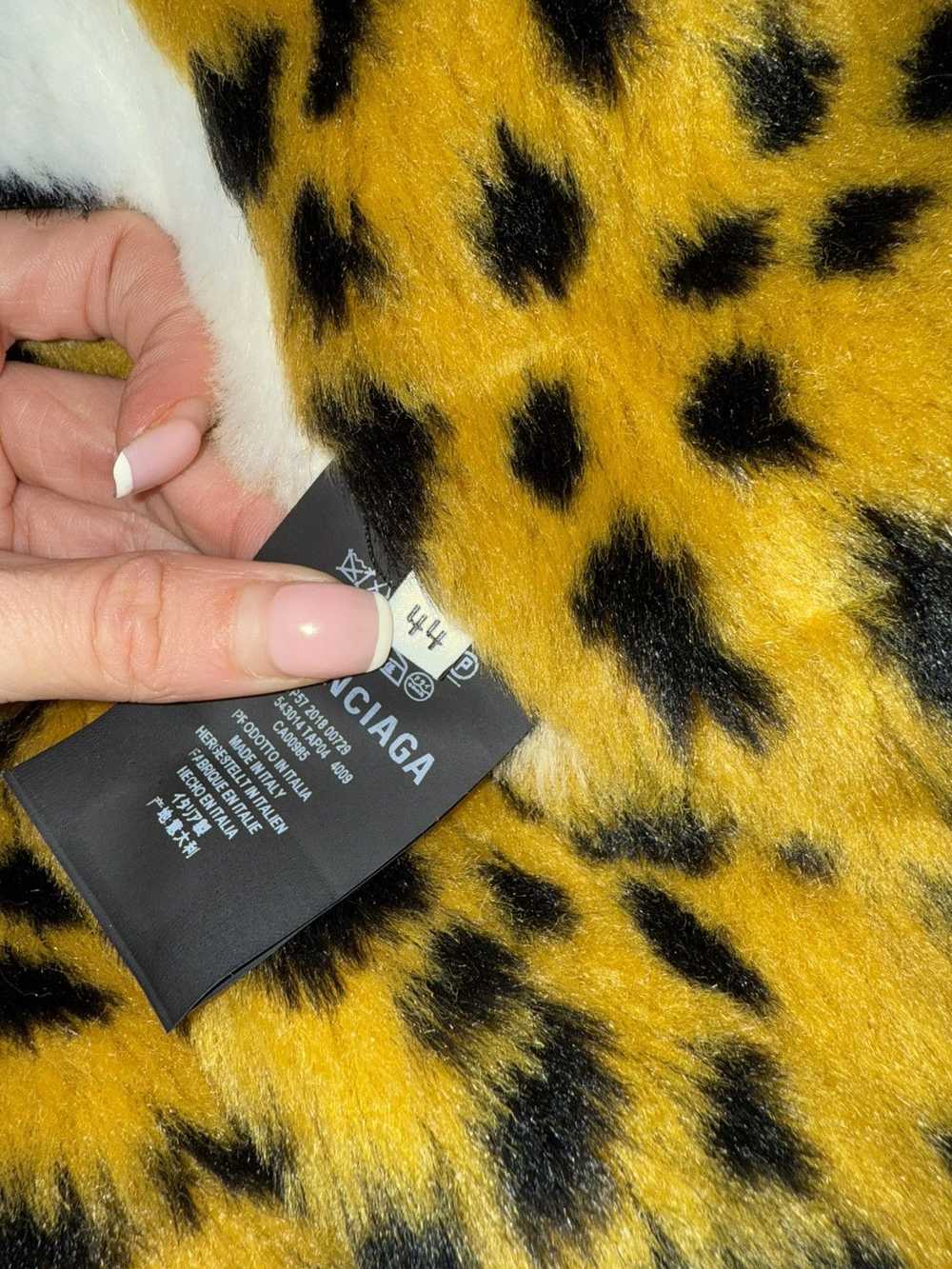 Balenciaga Balenciaga Leopard Jean Jacket - image 7