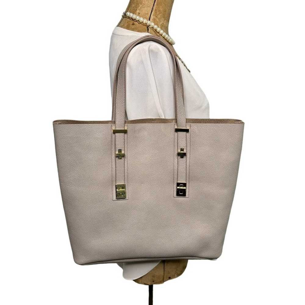 India Hicks Gray Pebble Leather Adjustable Length… - image 3