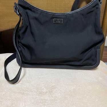 GUCCI Black Shoulder Bag Nylon