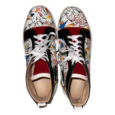 Christian Louboutin Louis leather high trainers