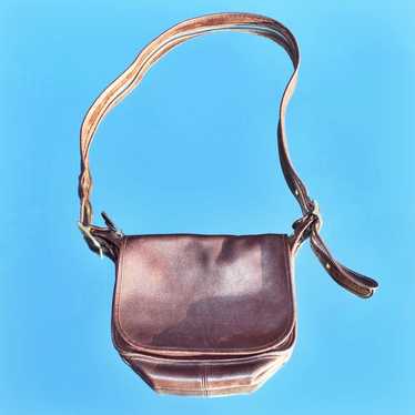 90s Vintage Coach “Patricia” Crossbody Bag in bro… - image 1