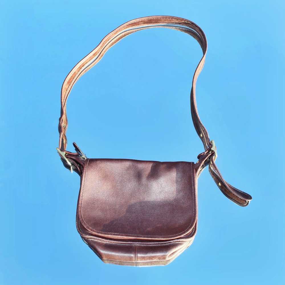 90s Vintage Coach “Patricia” Crossbody Bag in bro… - image 5