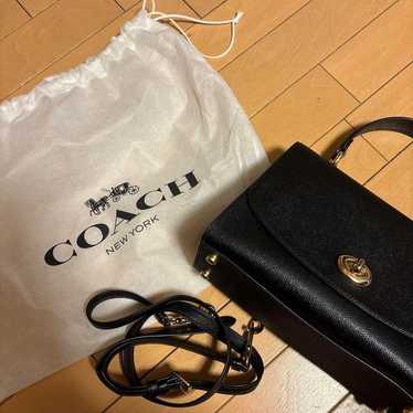 COACH Black Shoulder Bag with Dust Bag