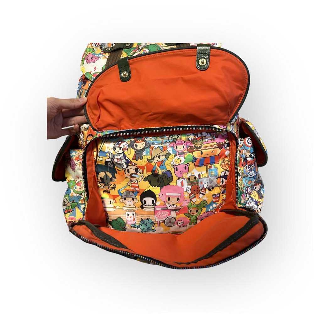 Rare!! tokidoki collaboration backpack limited ed… - image 12